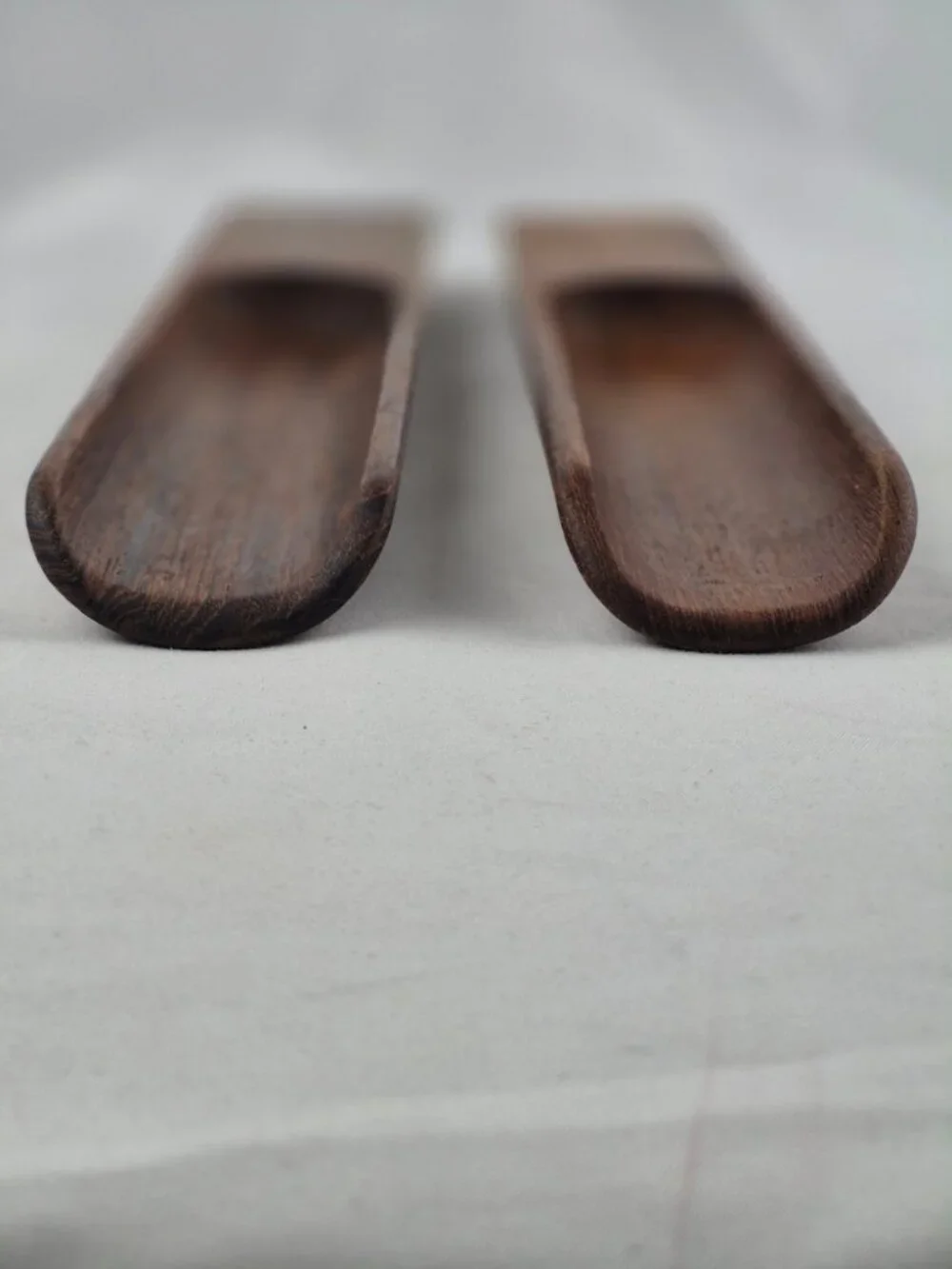 Mid-Century Modern Dansk Ellipse Teak Salad Servers by Jens Quistgaard